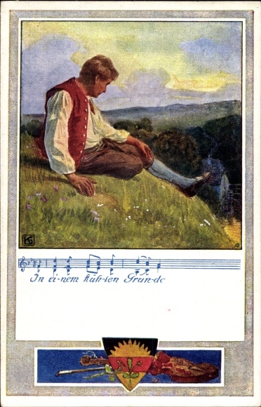 Song Postcard In a cool reason, German School Association No. 371
