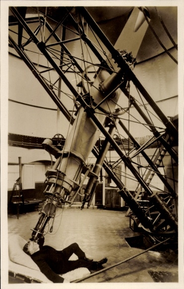 Photo Postcard Greenwich London, Royal Observatory, Telescope