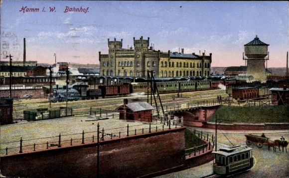 PC Hamm in Westphalia, train station