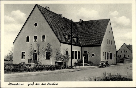 Ak Altneuhaus Grünwald Grafenwöhr in der Oberpfalz Bayern, Truppenübungsplatz, Kantine