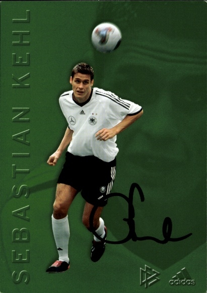 Autograph card footballer Sebastian Kehl, German national team, autograph