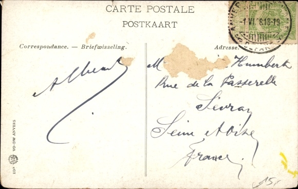 Postcard Contich Kontich Flanders Antwerp, Catastrophe 21 May 1908, railway accident