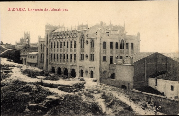 Postcard Badajoz Extremadura, Convent of Adorers
