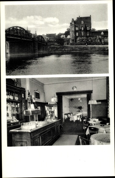 PC Steele Essen North Rhine Westphalia, restaurant Zum Boothaus, bridge