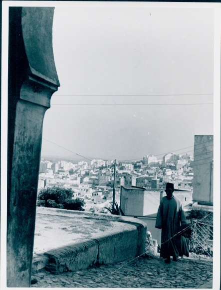 Photo film scene Tanger, the city with two faces, Germany 1952, Jordan J. von Boyadjieff