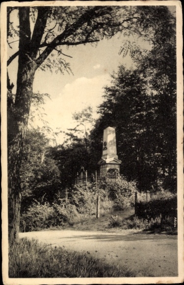 Ak Spicheren Spichern Moselle, Spicherer Höhen bei Saarbrücken, Denkmal Hohenz. Füsilier-Regt. 40
