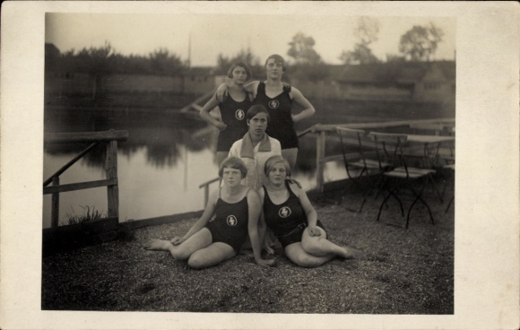 Photo Postcard Swimming Club, Swimwear