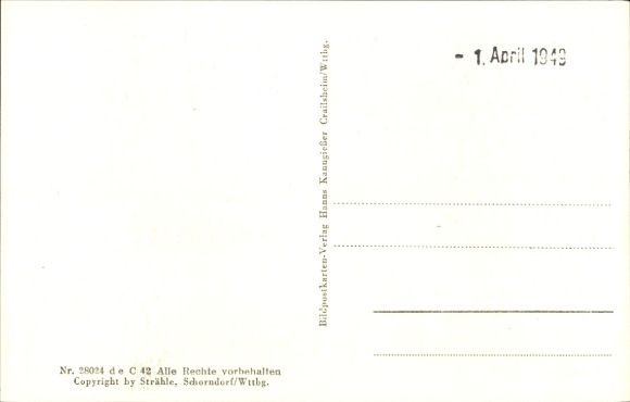 Postcard Stuppach Bad Mergentheim in Tauberfranken, aerial photograph, Grünewald Chapel