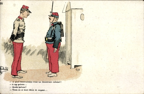 Artist Postcard Guillaume, Albert, Soldier's Life, Produits Gloria, Lyon