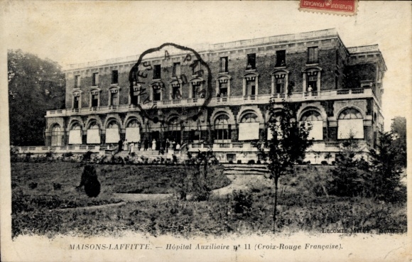Postcard Maisons Laffitte Yvelines, Hopital Auxiliaire