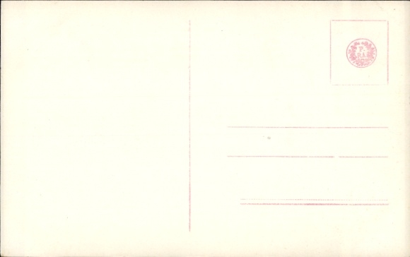Postcard Count of Luxembourg, scene from the operetta