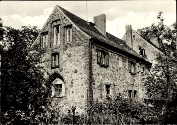 Postcard Lindow in the Mark, monastery