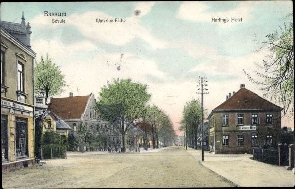 KP Bassum w Dolnej Saksonii, szkoła, Waterloo Oak, Harlings Hotel