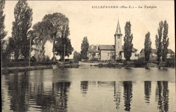 KP Villefavard Haute Vienne, La Temple, kościół