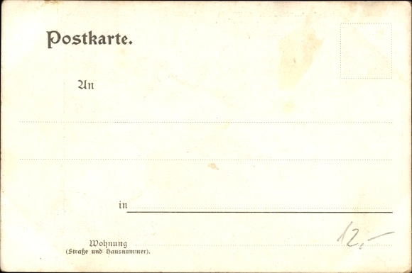 Artist Postcard Association of War Volunteers from 1870-71, Hamburg local group, German soldiers