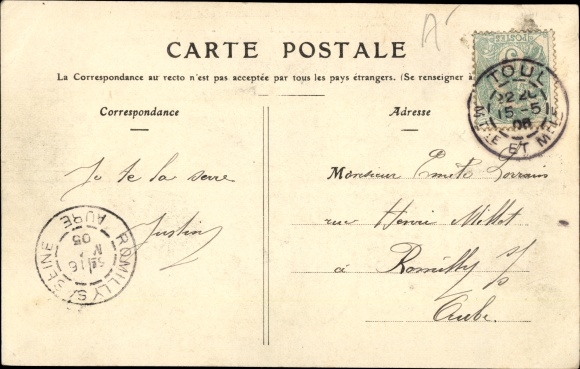 Postcard Ménil la Tour Lothringen Meurthe et Moselle, La Grande Halte, 53rd Infantry Regiment