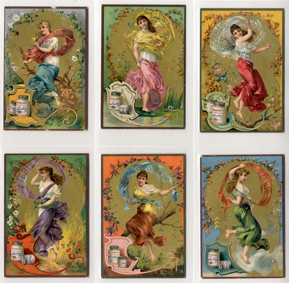 Liebig pictures series A 181 Genien 1891