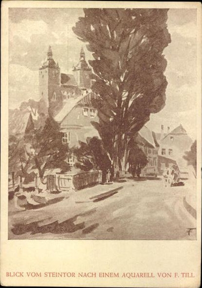 6 Ak im Umschlag, Seehausen in der Altmark,Aquarell von Ferd. Till, 800 Jahrfeier