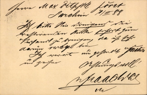 Postal stationery Postcard Parchim, Isaac Weil