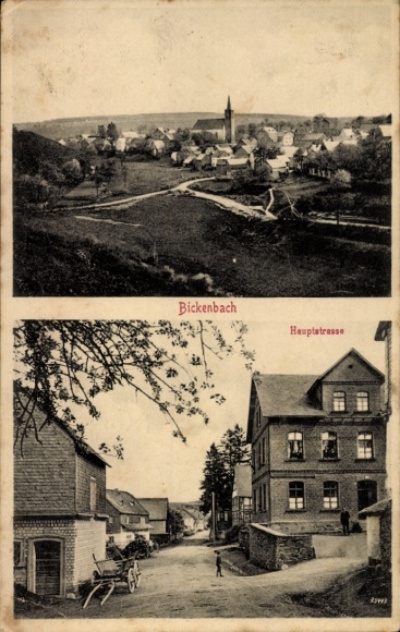KP Bickenbach im Hunsrück, dalekie ujęcie, główna ulica