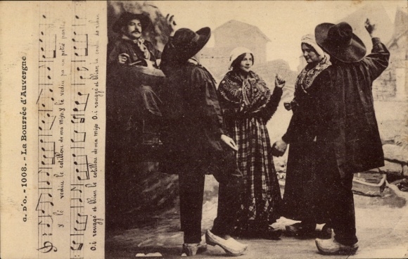 KP Auvergne, tancerze w tradycyjnych strojach