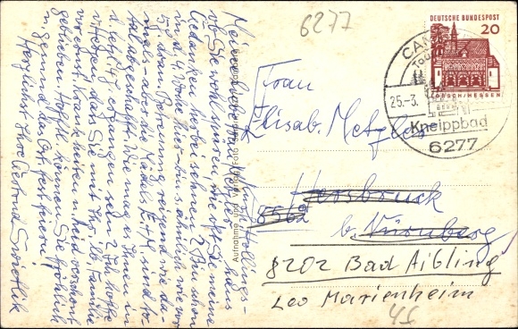 Postcard Camberg Taunus, Kreuzkapelle, Obertor, Stations