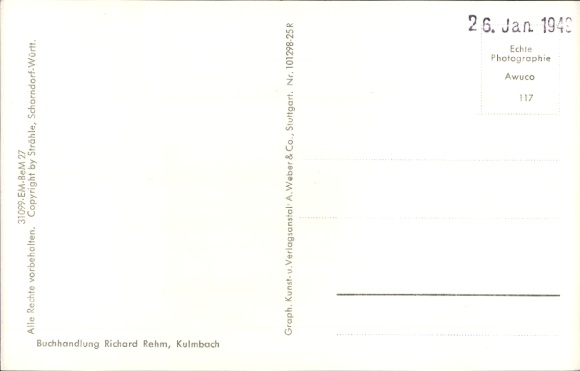 Postcard Kulmbach in Upper Franconia, aerial photo