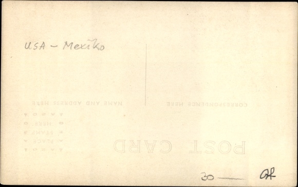 Photo Postcard Mexico, Dead on the Battlefield, Mexican American War, dead men