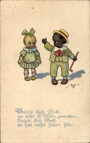Kunstenaar Ak Kinderen, God zegene jullie, het zou zo mooi zijn geweest