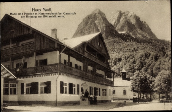 PC Hammersbach Grainau in Upper Bavaria, Haus Madl, Hotel Hammersbach