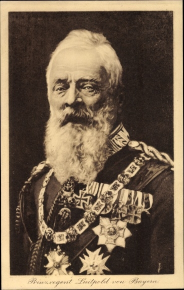 PC Prince Regent Luitpold of Bavaria, portrait