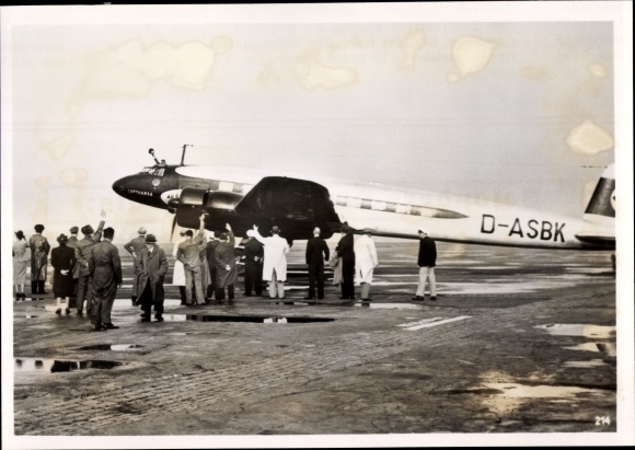 Photo H. Hoffmann, Focke Wulf Condor aircraft, D-ASBK, July 1939