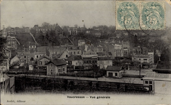 Ak Vaucresson Hauts de Seine, Vue generale