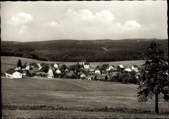 Postcard Buchbach Steinbach am Wald Upper Franconia, view of the village