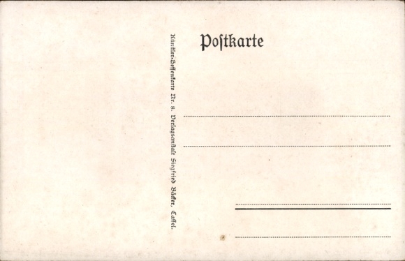 Artist Postcard Beithan, Emil, Boy as a Soldier, Farewell to the Beloved, Girl in Hessian Costume