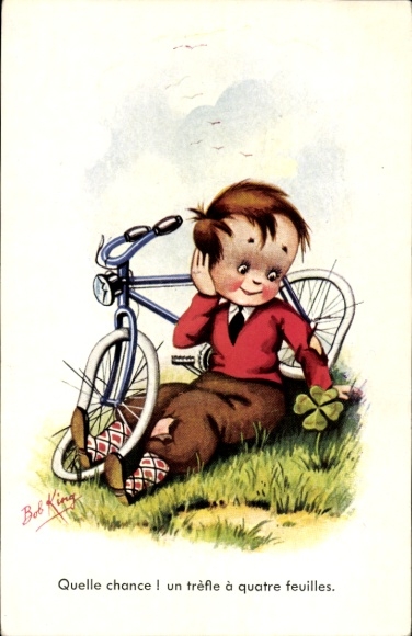 Artysta Ak King Bob, źródło szansa. Un Trèfle a Quatre Feuilles