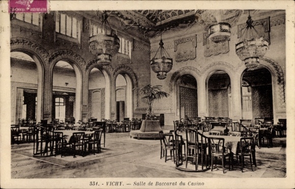 KP Vichy-Allier, pokój w kasynie Baccarat