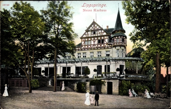 Postcard Bad Lippspringe in Westphalia, New Kurhaus
