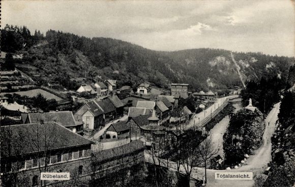Postcard Rübeland Oberharz am Brocken, total view