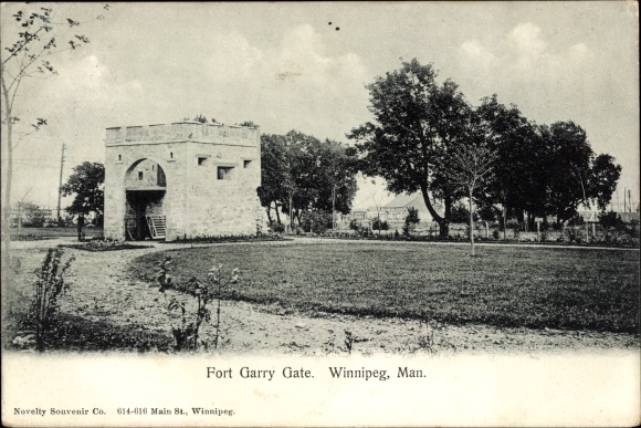 KP Winnipeg Manitoba Kanada, Fort Garry Gate