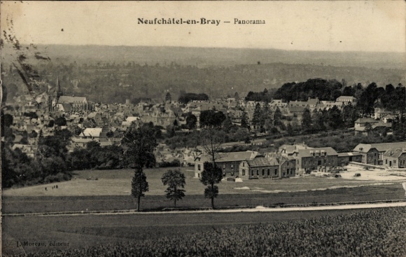 Ansichtkaart Neufchâtel en Bray Seine Maritime, panorama