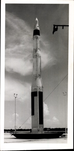 foto Cape Canaveral Florida USA, Titan draagraket vóór lancering, Amerikaanse luchtmacht