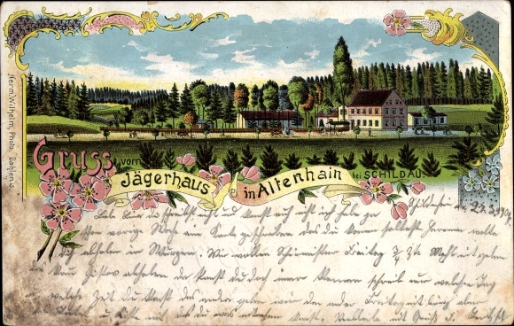 lito Altenhain Belgern Schildau w Saksonii, Gasthaus Jägerhaus