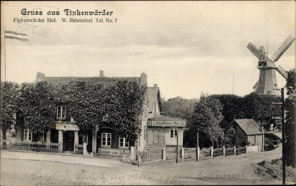 PC Hamburg Mitte Finkenwerder Finkenwaerder, Finkenwaerder Hof, windmill