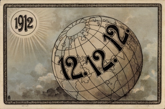 PC 12.12.12., December 12, 1912, Globus