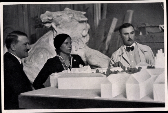 Collection picture Adolf Hitler, Prof. Wackerle and Troost, artist studio, collection 15 picture 98