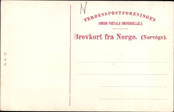 Postcard Norway, Finnish family, tent