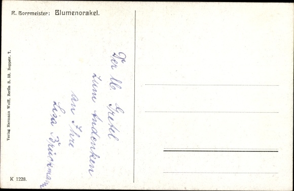 Studentika artist Postcard Borrmeister, R., students observe two young women