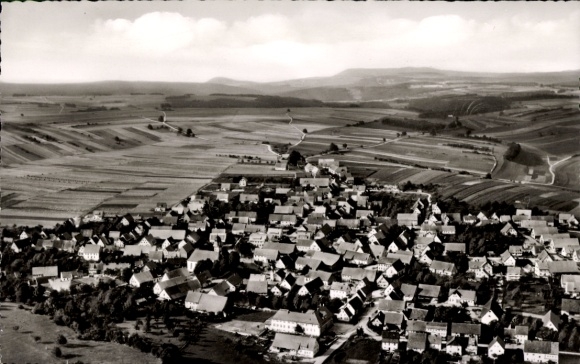 Postcard Westerheim in Württemberg, aerial photograph