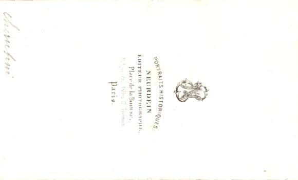 CDV composer Luigi Cherubini, portrait